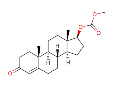 17β-methoxycarbonyloxy-androst-4-en-3-one