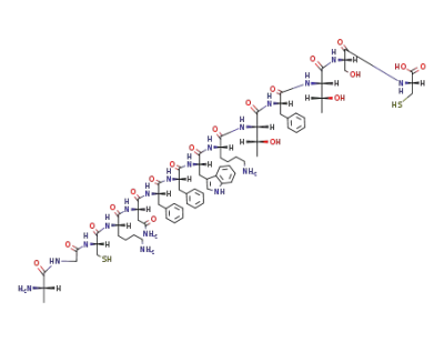 Ala-Gly-Cys-Lys-Asn-Phe-Phe-Trp-Lys-Thr-Phe-Thr-Ser-Cys