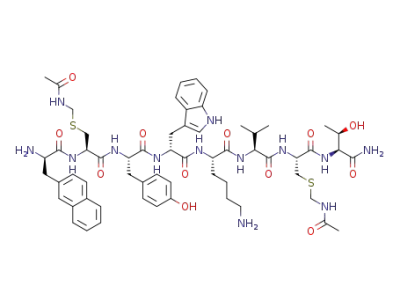 H-D-β-Nal-Cys-(Acm)-Tyr-D-Trp-Lys-Val-Cys(Acm)-Thr-NH<sub>2</sub>